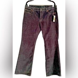 Women's Ralph Lauren Polo Jeans Co. Gray Corduroy Bootcut Pants Size 14 NWOT